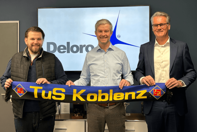 Deloro Wear Solutions aus Koblenz wird Premium-Partner der TuS Koblenz